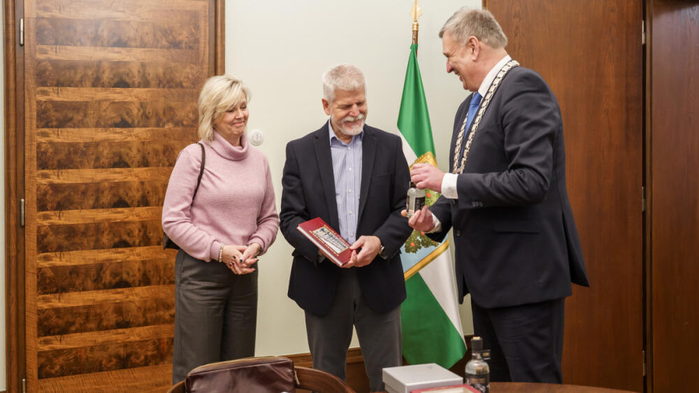 Prezident Pavel na radnici v Jablonci nad Nisou, foto: JN  
